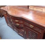 A LATE VICTORIAN SIDEBOARD