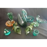 A COLLECTION OF ART GLASS