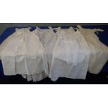 A QUANTITY OF 19TH CENTURY EMBROIDERED CHILDREN'S DRESSES