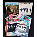 A COLLECTION OF LP VINYL RECORDS, BEATLES