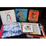 A BOX OF 36 1970S-1990S VINYL RECORDS