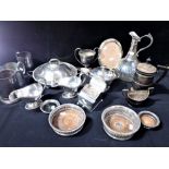 A QUANTITY OF SILVER-PLATED WARE