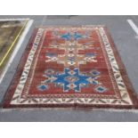 A TRIBAL PATTERNED RUG