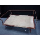 A MILITARY STYLE FOLDING BED OR SOFA