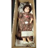 AN ARMAND MARSEILLES BISQUE HEAD DOLL