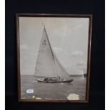 BEKEN AND SON: A PHOTOGRAPH OF THE RACING YACHT 'MELODY'