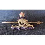 A ROYAL ARTILLERY BADGE