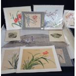 A COLLECTION OF CHINESE PAINTED SILK PICTURES