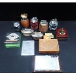 A COLLECTION OF TABLE CIGARETTE LIGHTERS