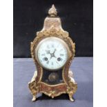 A FRENCH MARTI & CIE BOULLE CASED CLOCK