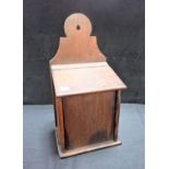 A 19TH CENTURY CANDLE BOX