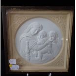 A 19TH CENTURY PLASTER RELIEF PANEL AFTER RAPHAEL