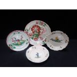 FOUR FRENCH FAIENCE PLATES