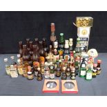 A COLLECTION OF ALCOHOL MINIATURES