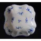 A CAUGHLEY SALOPIAN DESSERT DISH, BRIGHT SPRIGS PATTERN