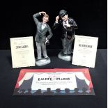 ROYAL DOULTON LIMITED EDITION FIGURES OF LAUREL AND HARDY