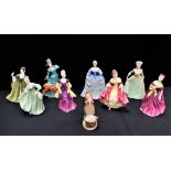 A COLLECTION OF ROYAL DOULTON FIGURINES