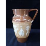 A DOULTON LAMBETH EGYPTIAN FRIEZE JUG