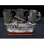 A PEWTER MODEL, 'EARLY DAYS AT HEINZ: HARLESDEN'