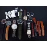 A COLLECTION OF LADIES' AND GENTLEMANS' WRISTWATCHES