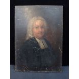 AN 18TH CENTURY PORTRAIL OF A CLERGYMAN