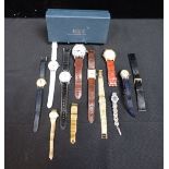 A COLLECTION OF LADIES' AND GENTLEMENS' WRISTWATCHES