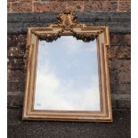 A 19TH CENTURY LOUIS XIV STLE WALL MIRROR