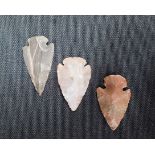 A COLLECTION OF NEOLITHIC ARROW HEADS
