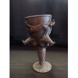 A BRONZE CHALICE