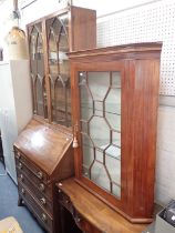 A GEORGE III MAHOGANY BUREAU