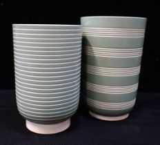 KEITH MURRAY FOR WEDGWOOD: TWO SIMILAR VASES