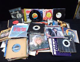 A COLLECTION OF 45 RPM SINGLE RECORDS