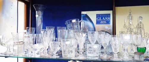 A COLLECTION OF 19TH CENTURY AND OTHER GLASS WARE