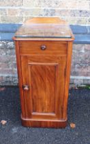 A VICTORIAN MAHOGANY POT CUPBOARD