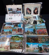 A COLLECTION OF POSTCARDS, FIRST DAY COVERS