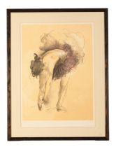 DONALD HAMILTON FRASER LITHOGRAPH (1929-2009) A study of a ballet dancer
