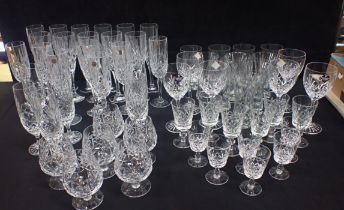 A COLLECTION OF CRYSTAL DRINKING GLASSWARE