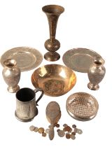 A COLLECTION OF IRANIAN WHITE METAL ITEMS