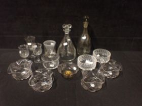 A COLLECTION OF DOMESTIC GLASS