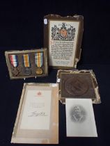 A FIRST WORLD WAR GROUP, AWARDED R. JAMES L.S. R.N