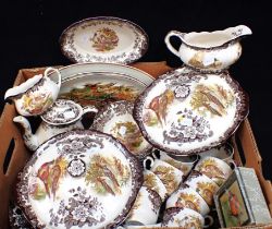 A PALISSY, ENGLAND 'GAME SERIES' DINNER SERVICE