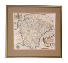 CHRISTOPHER SAXTON (1540-1610) AND WILLIAM KIP (1585-1618) Map of Devon