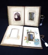 TWO VICTORIAN MUSICAL PHOTOGRAPH ALBUMS