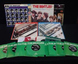 A COLLECTION OF BEATLES VINYL LPs