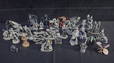 A COLLECTION OF 'THE MAGIC OF THE CRYSTAL' FIGURINES