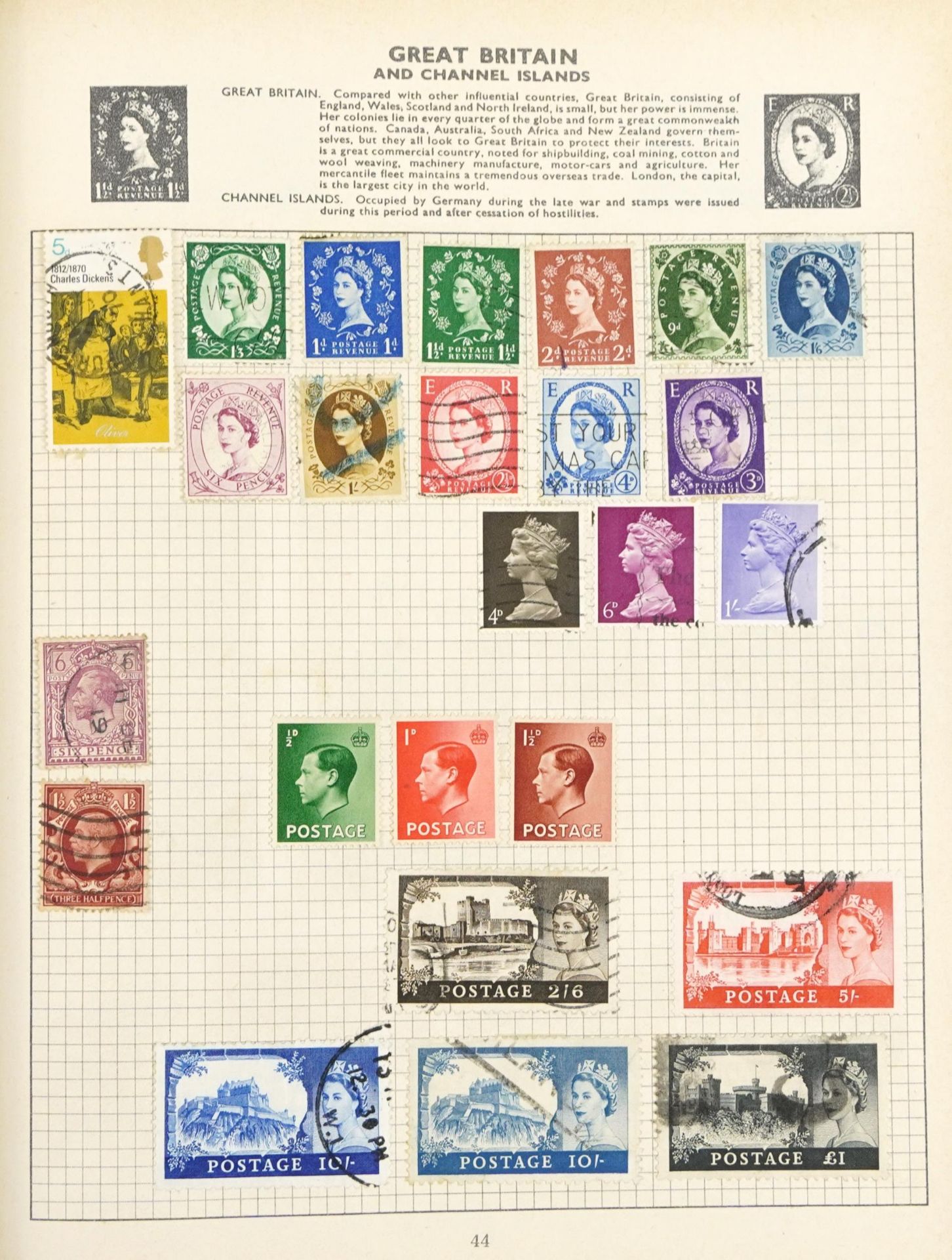 Collection of British and world stamps arranged in eight albums including Penny black and Penny reds - Bild 12 aus 15