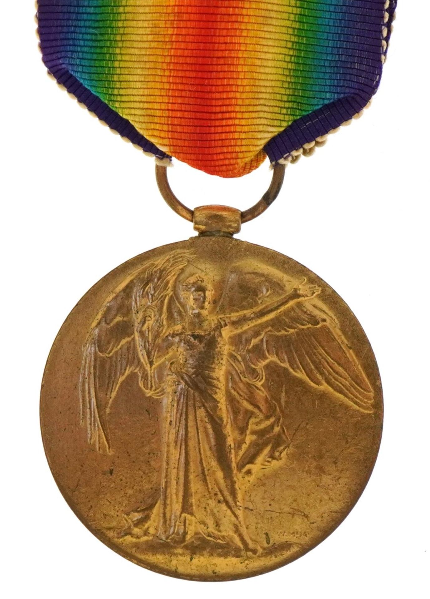 British military World War I Victory medal awarded to S4-086977PTE.E.J.WEATHERLEY.A.S.C.