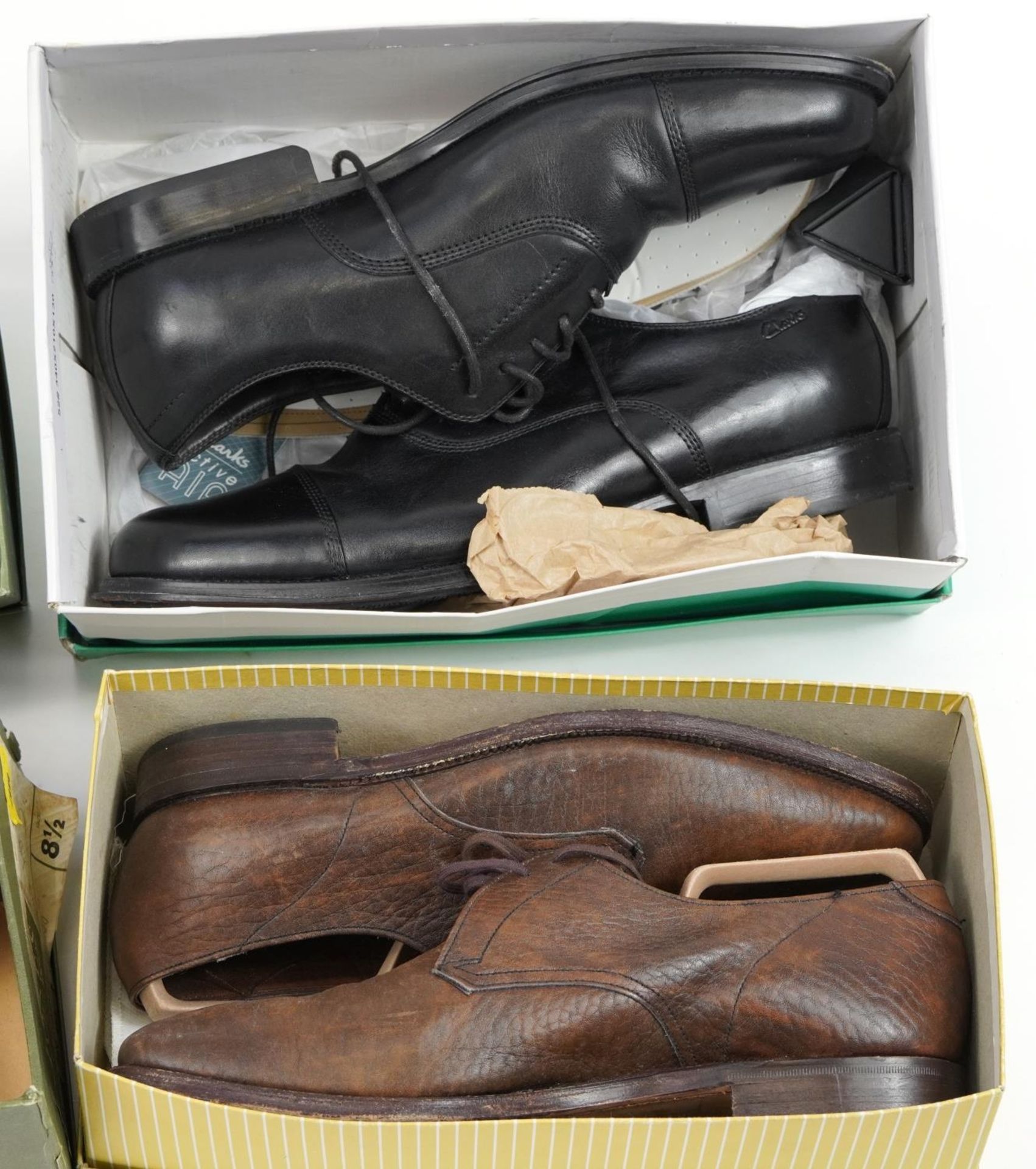 Four pairs of gentlemen's shoes with boxes, some as new, comprising Clarks Active Air size 10, Jones - Image 3 of 3