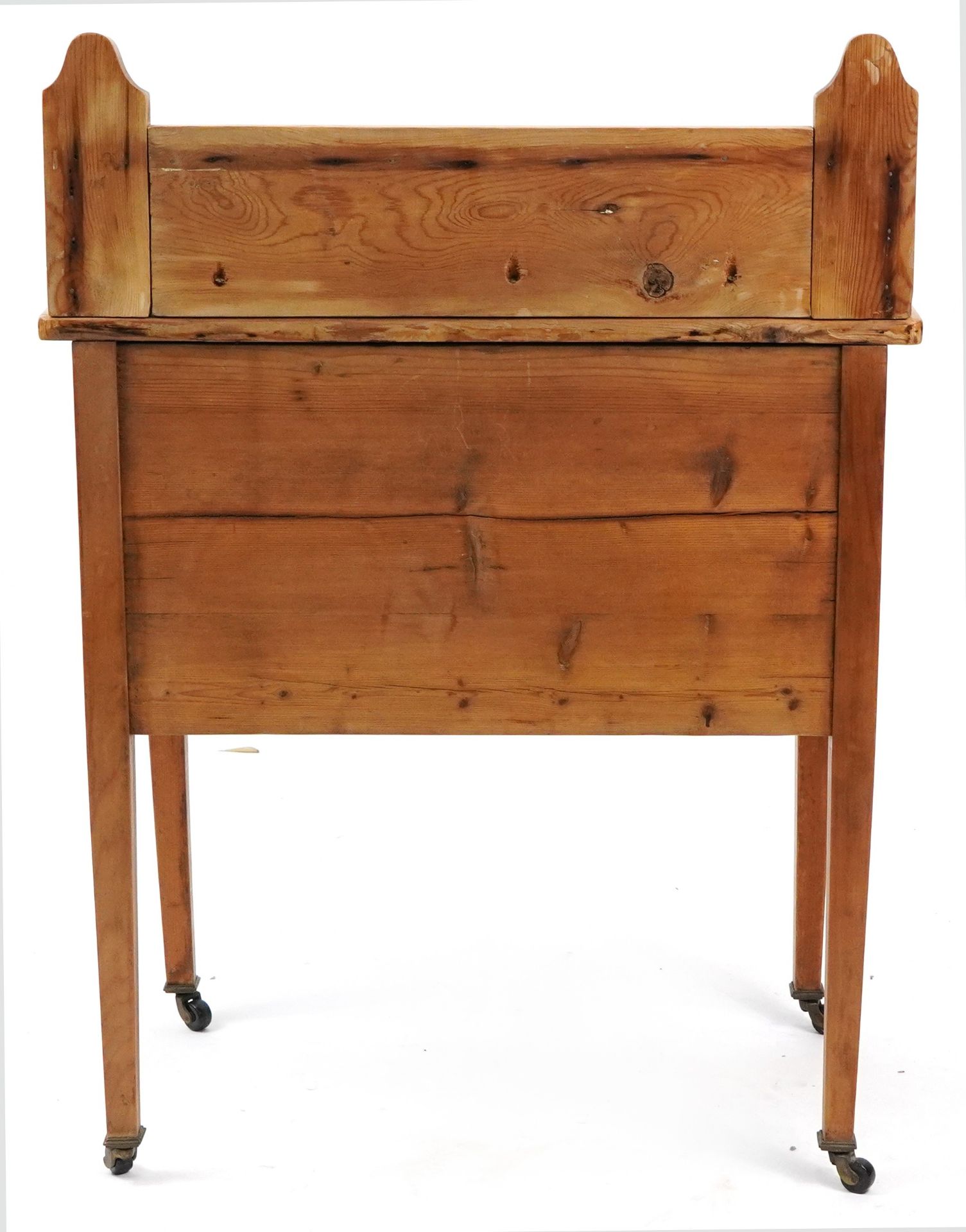 Victorian pine wash stand, 98cm H x 72cm W x 42.5cm D - Bild 3 aus 3