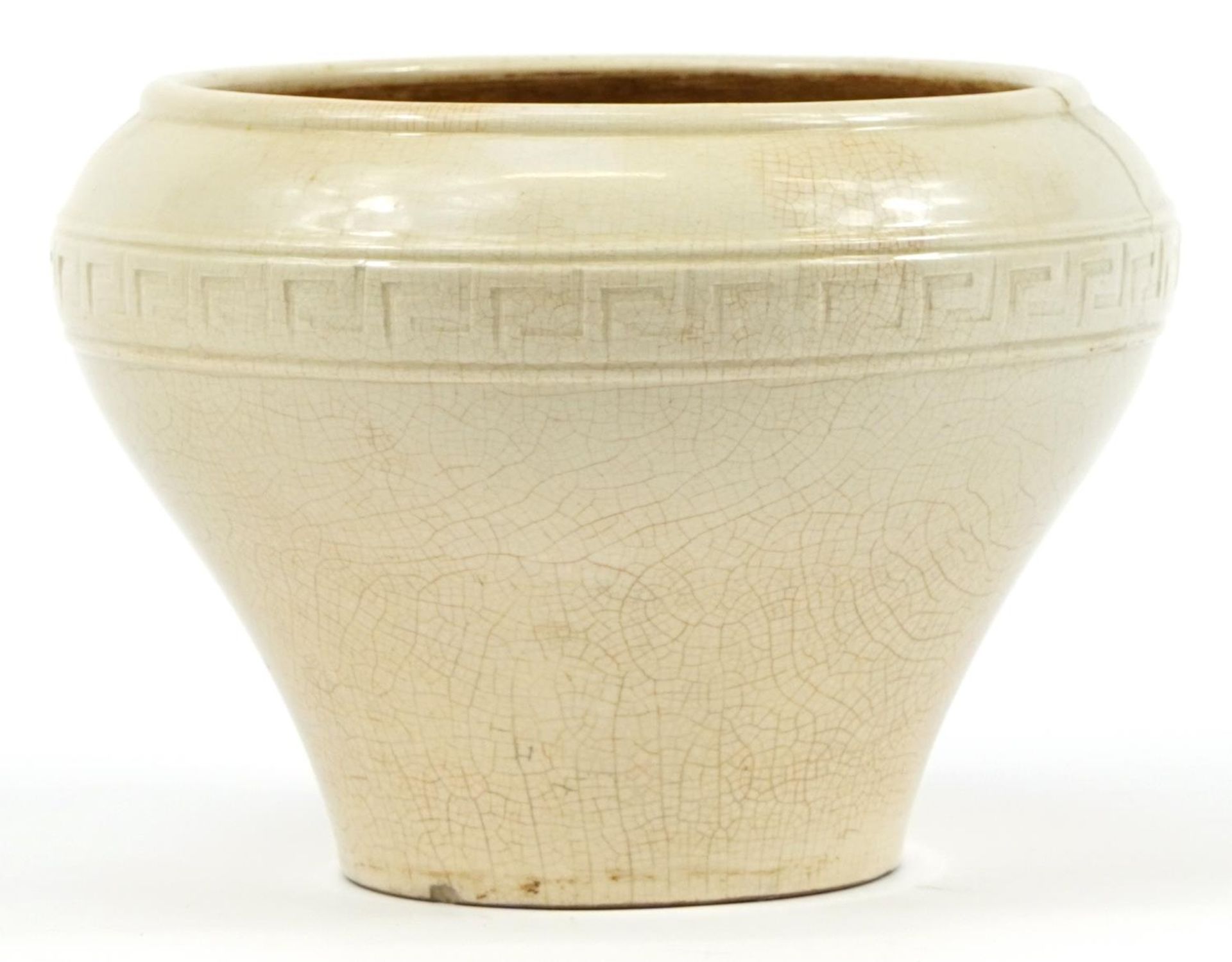 Korean porcelain baluster vase having a white glaze, 20cm high - Bild 2 aus 3